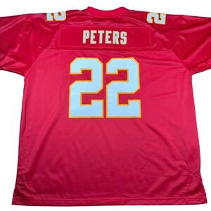 NFL Pro Line Marcus Peters Jersey Mens 2XL‎ Red Chiefs 22 Football Gameday